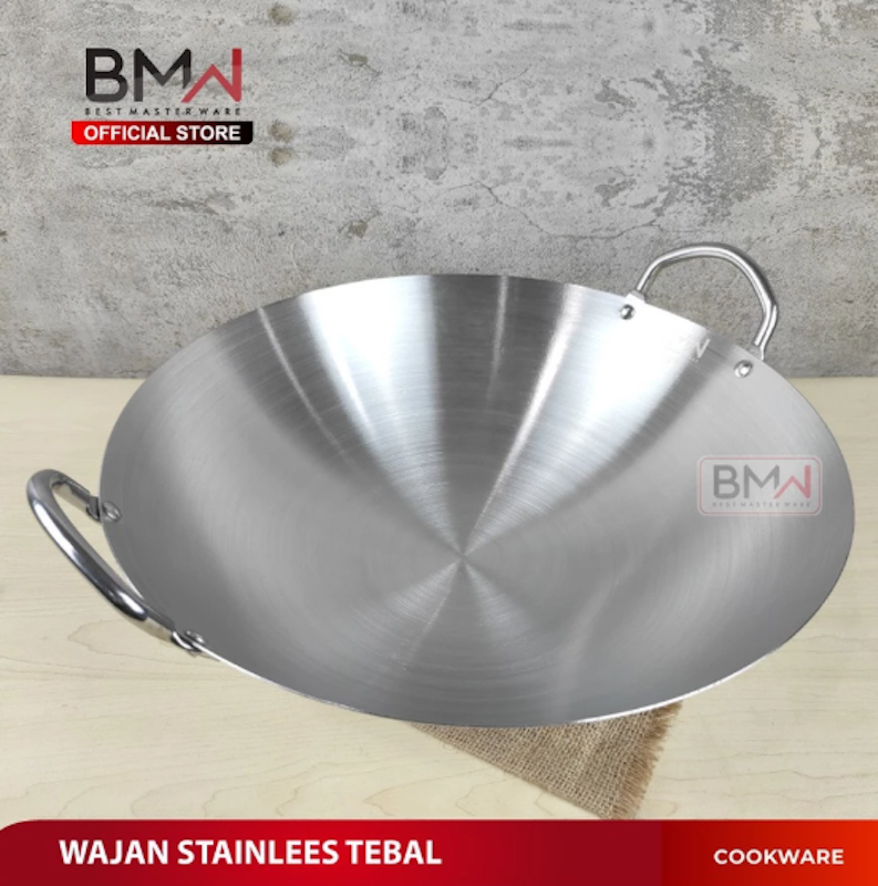 BMW Kitchenware Wajan Premium Stainless Steel