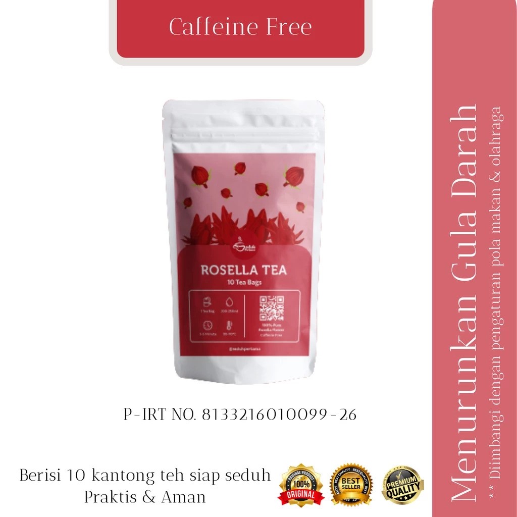 Seduh Pertama Rosella Tea 