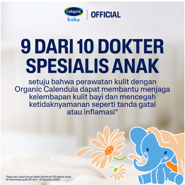 Galderma Cetaphil Baby with Organic Calendula Advanced Protection Cream