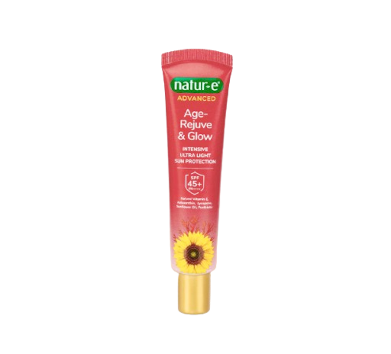 Natur-E Advanced Age-Rejuve & Glow Intensive Ultra Light Sun Protection SPF 45+ PA++++ 1