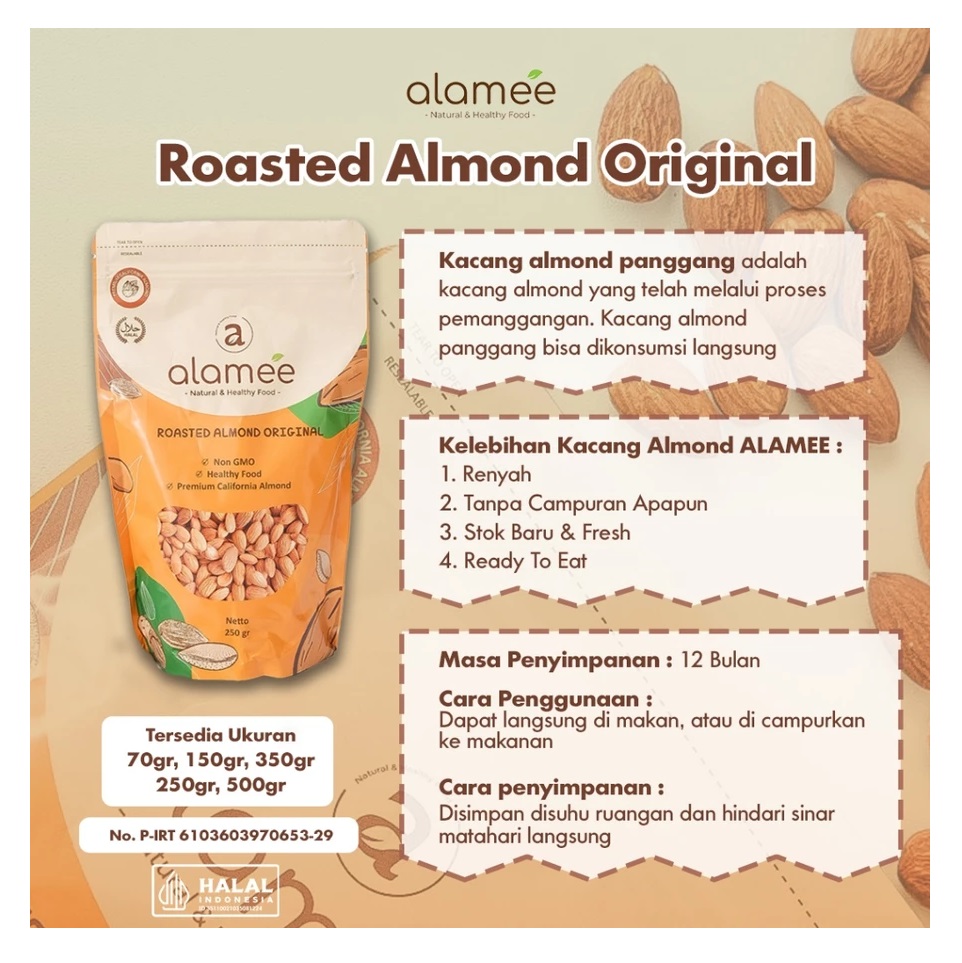 Alamee Almond Roasted Original