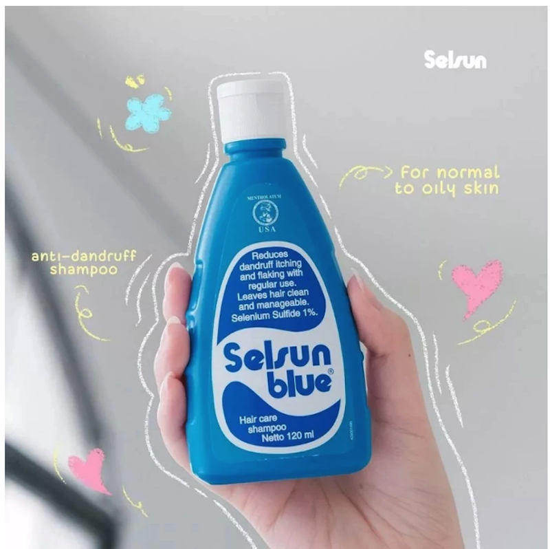 Blue Hair Care Shampoo 3