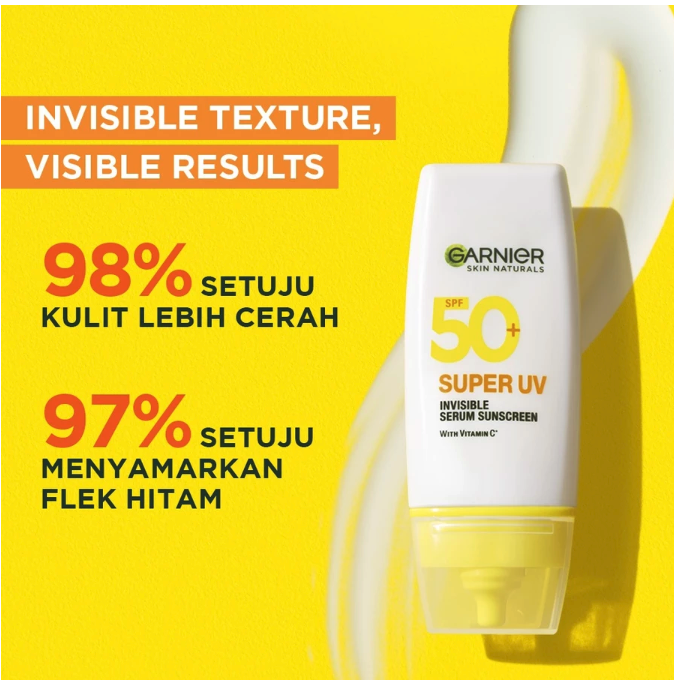 L’Oréal Garnier Super UV Invisible Serum Sunscreen SPF 50+ PA++++
