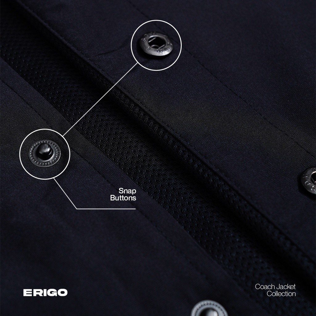 ERIGO Coach Jacket Tiger Black Unisex