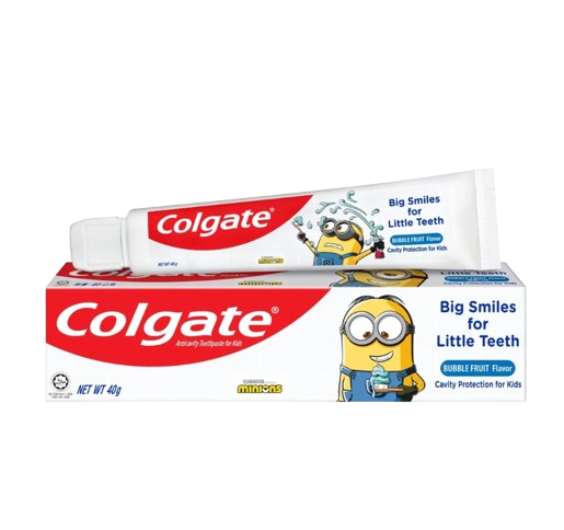Colgate-Palmolive Indonesia Colgate Anticavity Toothpaste for Kids Minion Bubble Fruit
