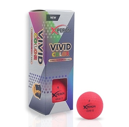 Vivid Color 3-Piece Premium Golf Ball