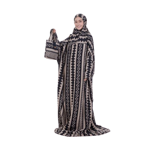  NurHD Mukena Terusan Hadramaut Syari Milo 2