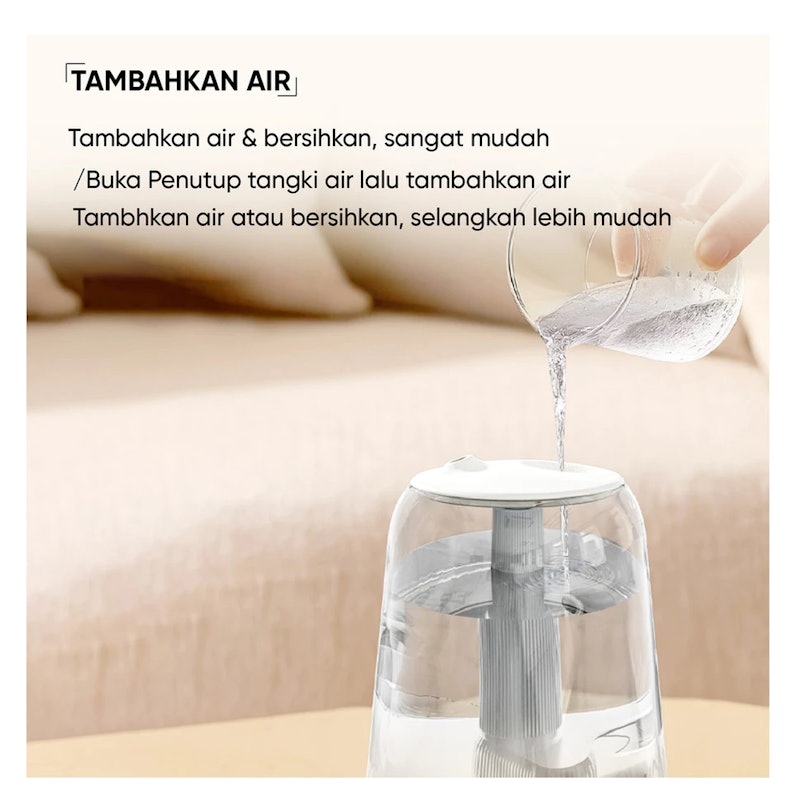 AQUA Humidifier with Essential Oil Diffuser Tray 5
