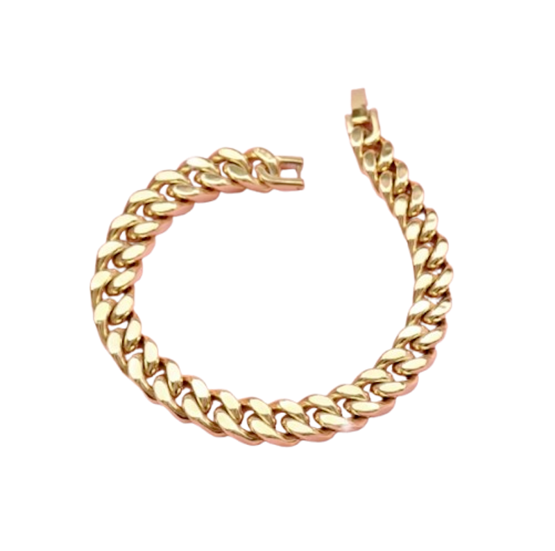 Kimora Gelang Rantai Sisik Naga Titanium Gisela 1