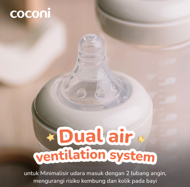 Kenson Multibrand Globalindo Coconi Wide-Neck Feeding Bottle