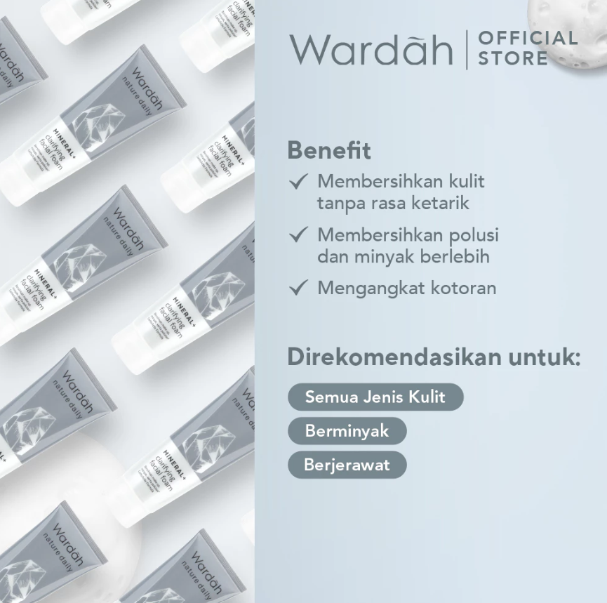 Paragon Technology and Innovation Wardah Nature Daily Mineral+ Clarifying Clay Mask