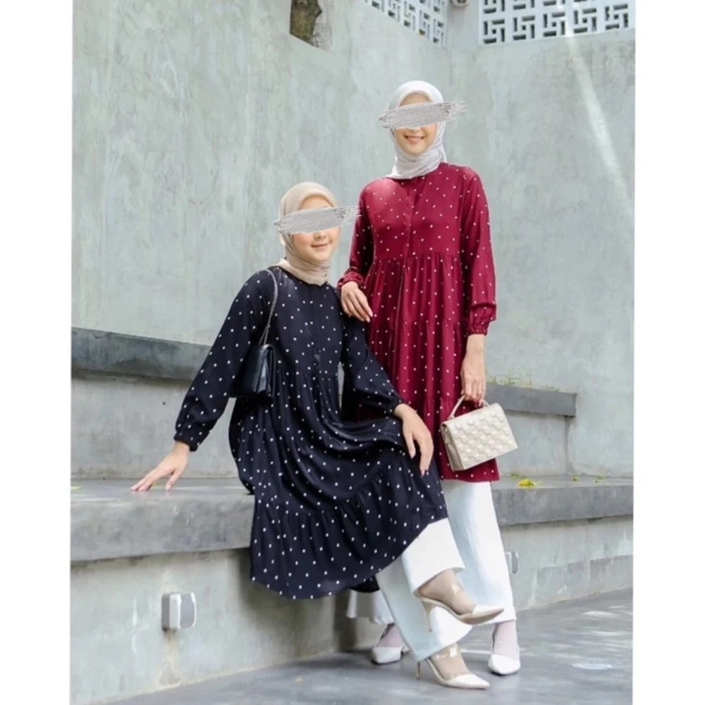  Dama Kara Kaimana Tunik Embroidery Sleeveless