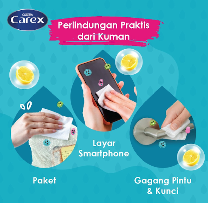 Carex Wipes Refreshing 3