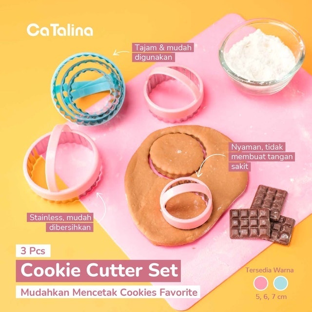  Ca Talina 3 Pcs Set Cookie Cutter