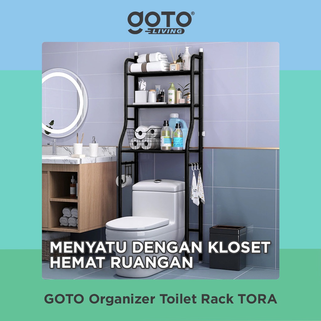 Pilar Niaga Makmur Goto Living Organizer Toilet Rack Tora
