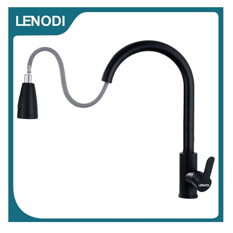 Lenodi Kran Sink Mixer Tarik Stainless 2