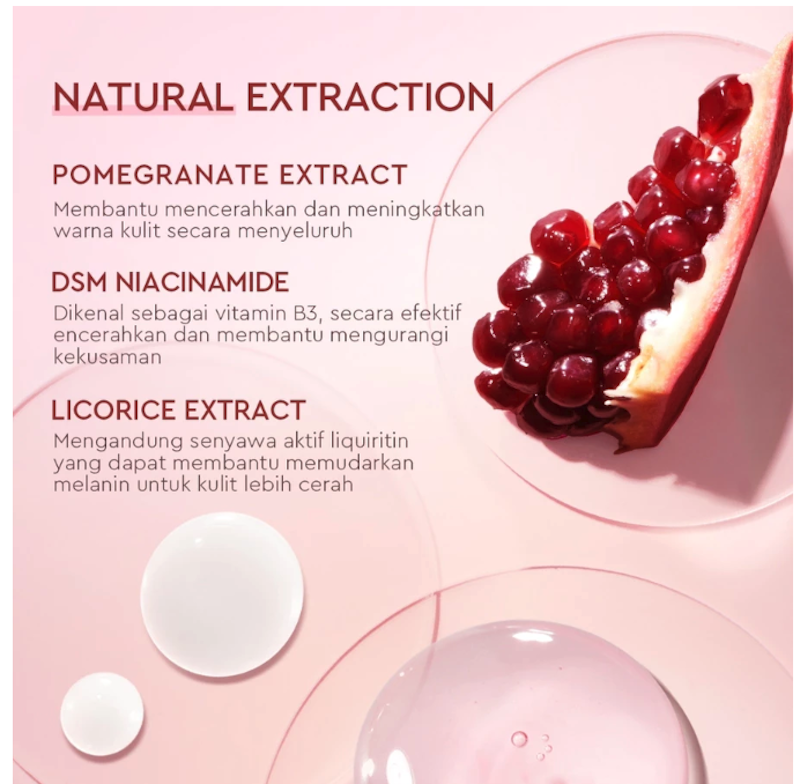 Glad2Glow Pomegranate Niacinamide Power Bright Serum 2