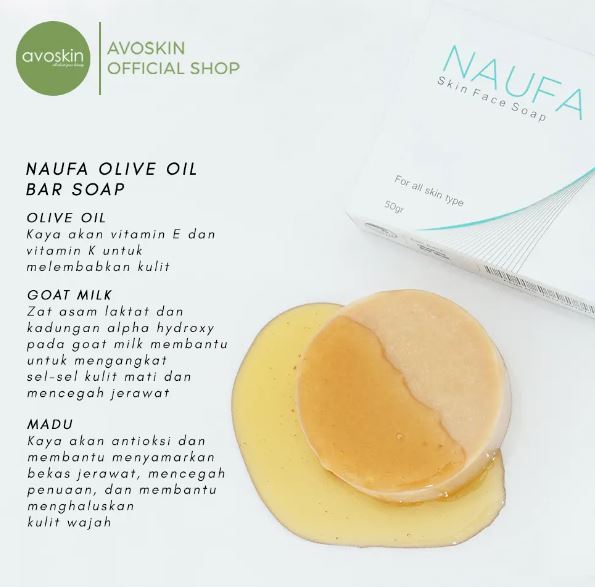 Avoskin Bar Soap Naufa Pure Olive Oil