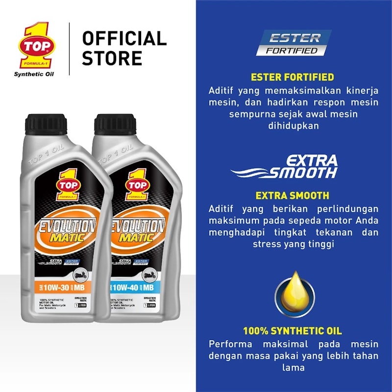 Top 1 Evolution Matic SAE 10W-40 1L 3