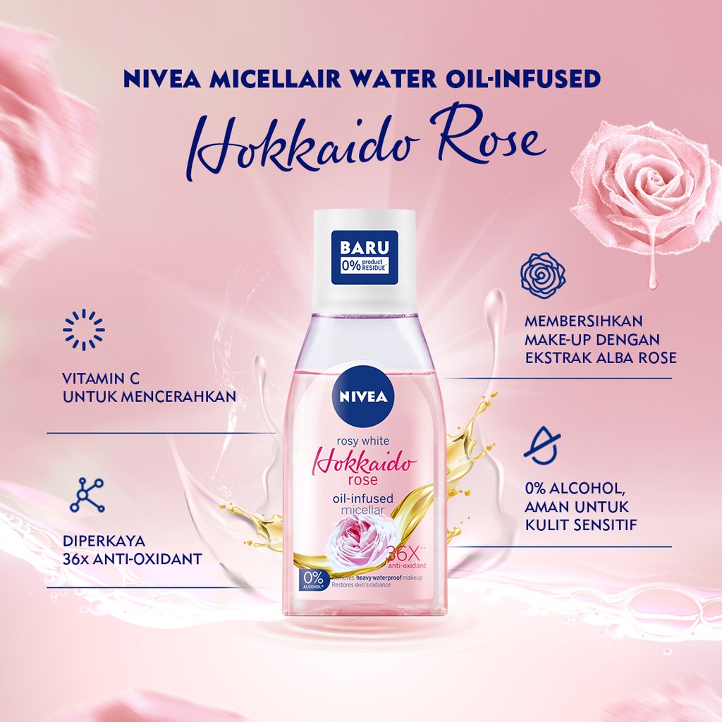 Beiersdorf Nivea Hokkaido Rose Oil-Infused Micellar