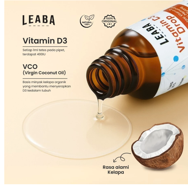 LEABA Vitamin D3 400 IU 3