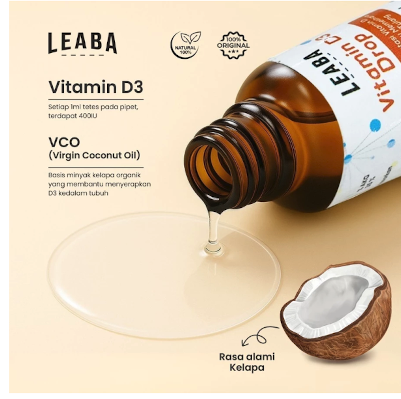 LEABA Vitamin D3 400 IU 3