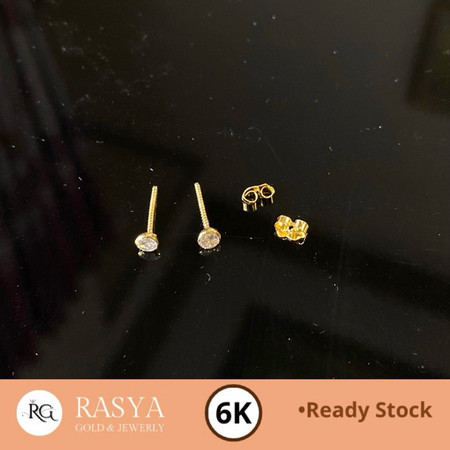 Rasya Gold Giwang Tindik Bayi 6K 2