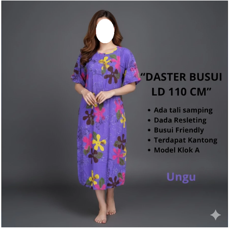 Rosalinda Putra Daster Cap Motif Batik Sunan 3