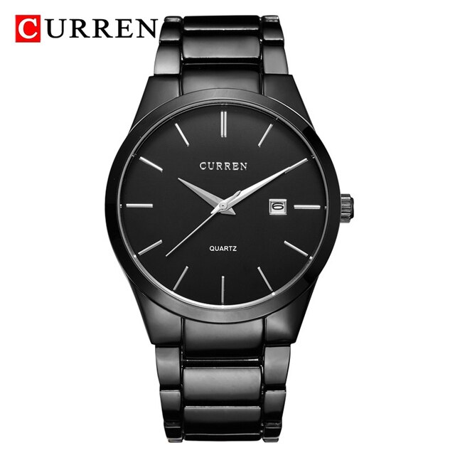 Curren Jam Tangan Pria Analog Stainless Steel CURRENOS 8106 