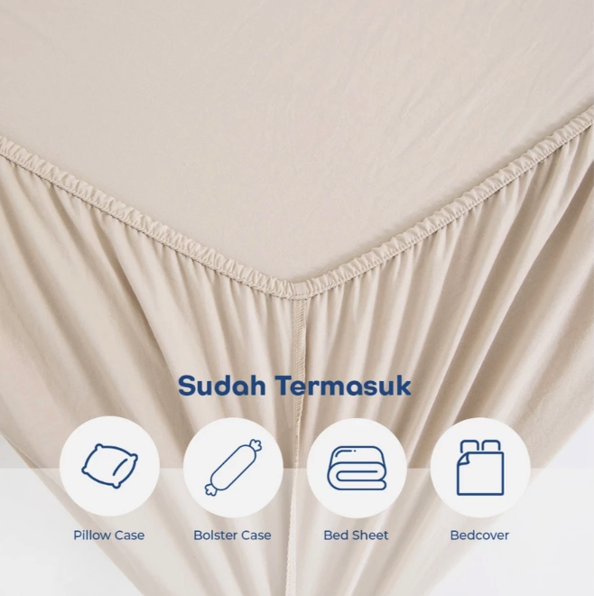  Unitwo Korean Series Bed Cover & Sprei Set