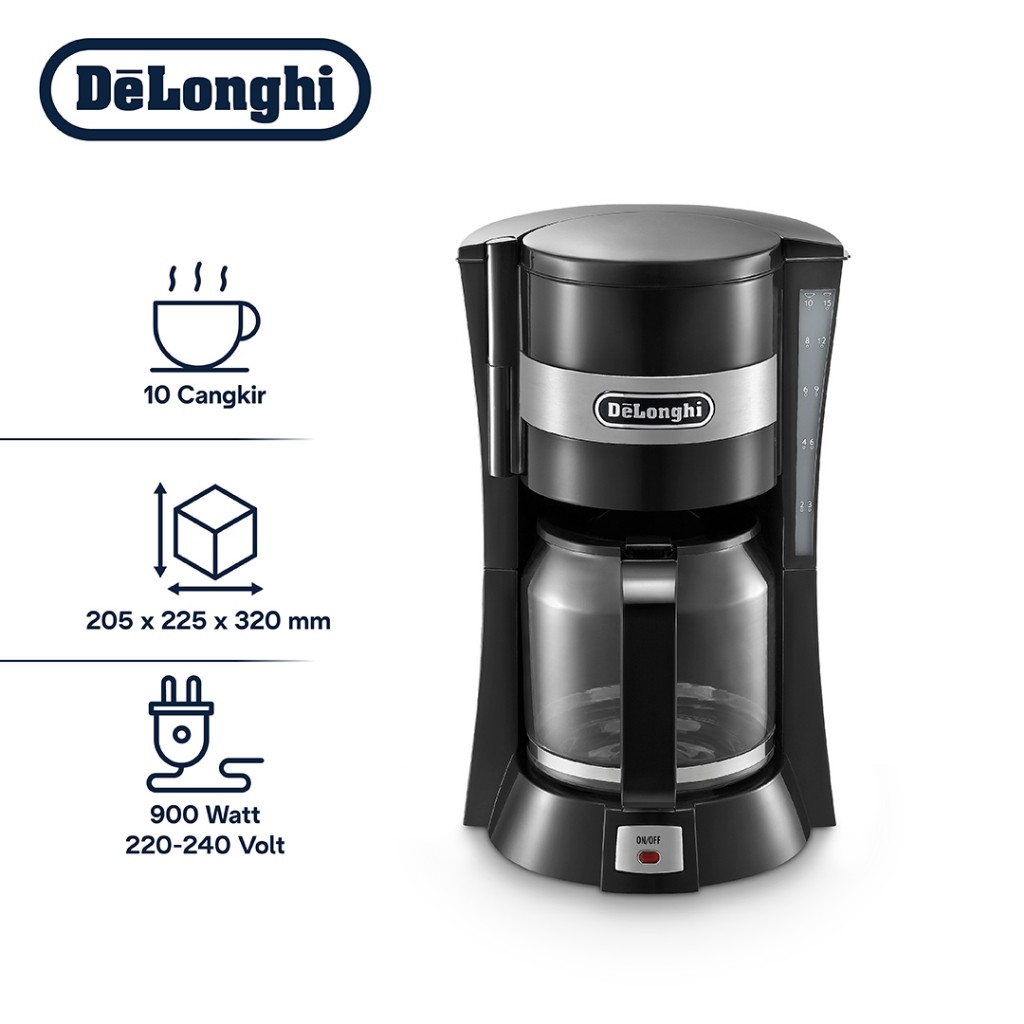 De'Longhi Filter Drip Coffee Maker ICM15210