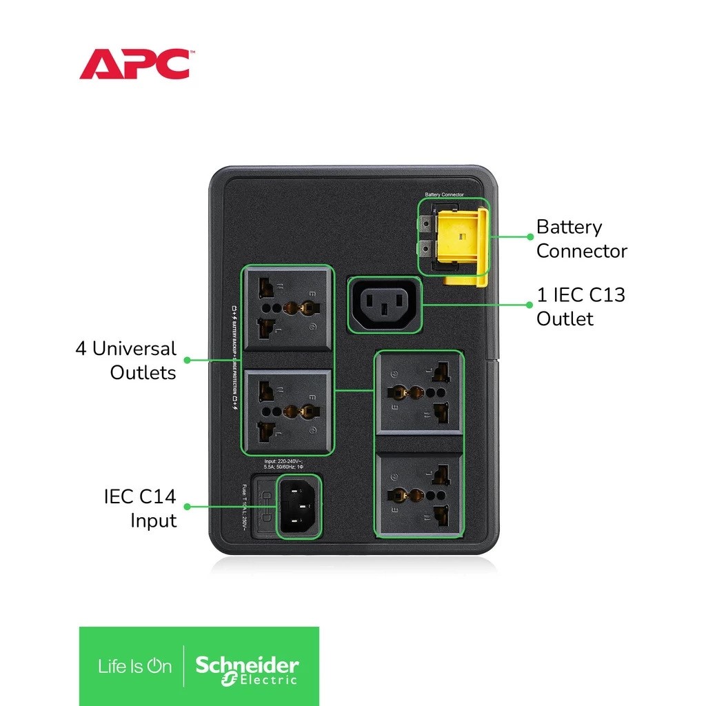 Schneider Electric APC Easy UPS BVX1200LI-MS