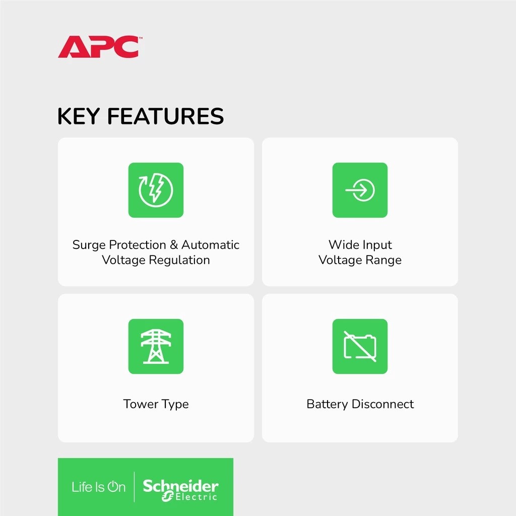 Schneider Electric APC Easy UPS BVX1200LI-MS