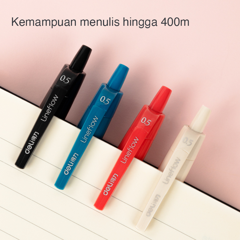 Deli Pulpen Gel Retractable 3