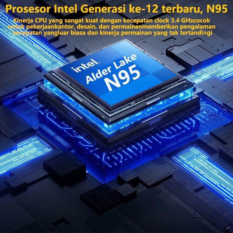 XM XYMY Laptop Terbaru 15,6 Inci, Intel N95 2