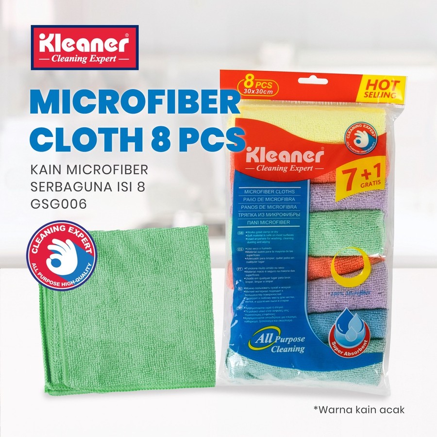 Internusa Terus Jaya Kleaner Microfiber Cloth 30x30 cm GSG006