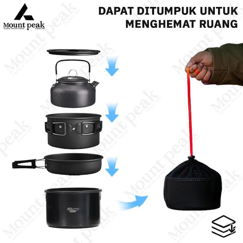 Mount Peak Camping Cookware Set 2