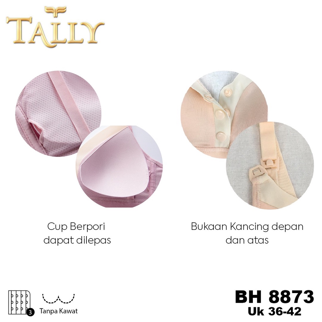 Wira Mandiri Bakti Tally Bra Menyusui Seamless Cup C BH 8873