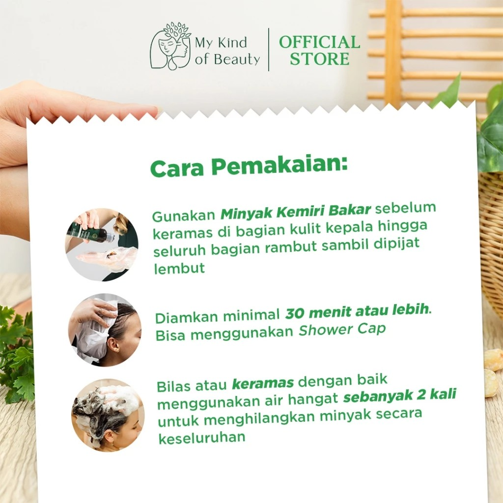 Amertha Sedana Sari My Kind of Beauty Minyak Kemiri Bakar