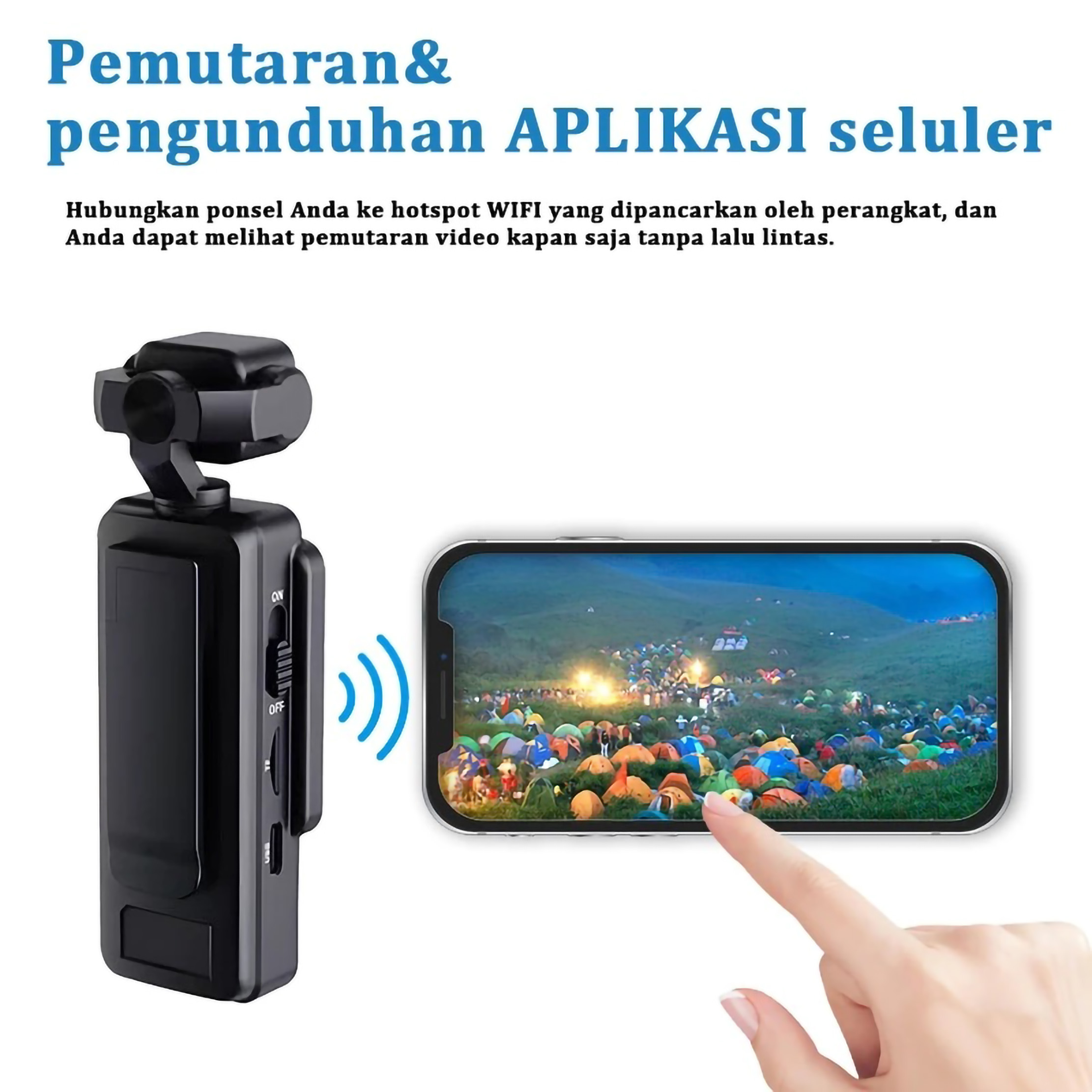 TEEKA Action 1 Camera Mini 3