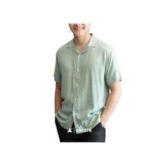 ANCSTR Kemeja Polos Rayon Oversized
