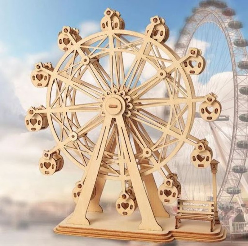 Modern 3D Wooden Puzzle 3