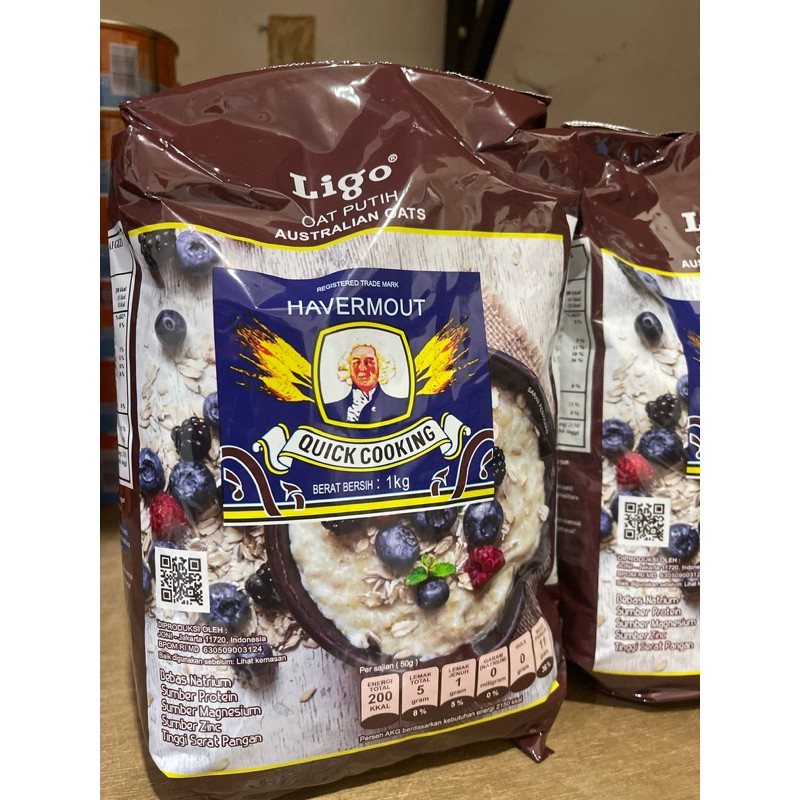 Ligo  Ligo Havermout Quick Cooking 1 kg