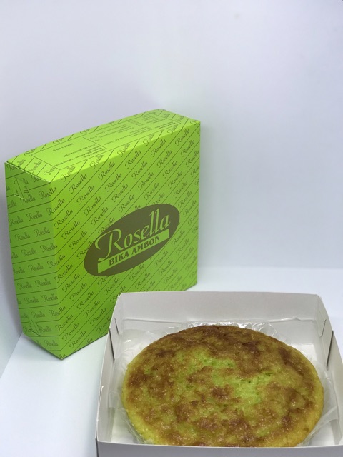 Rosella Bika Ambon Rasa Pandan Ukuran Kecil