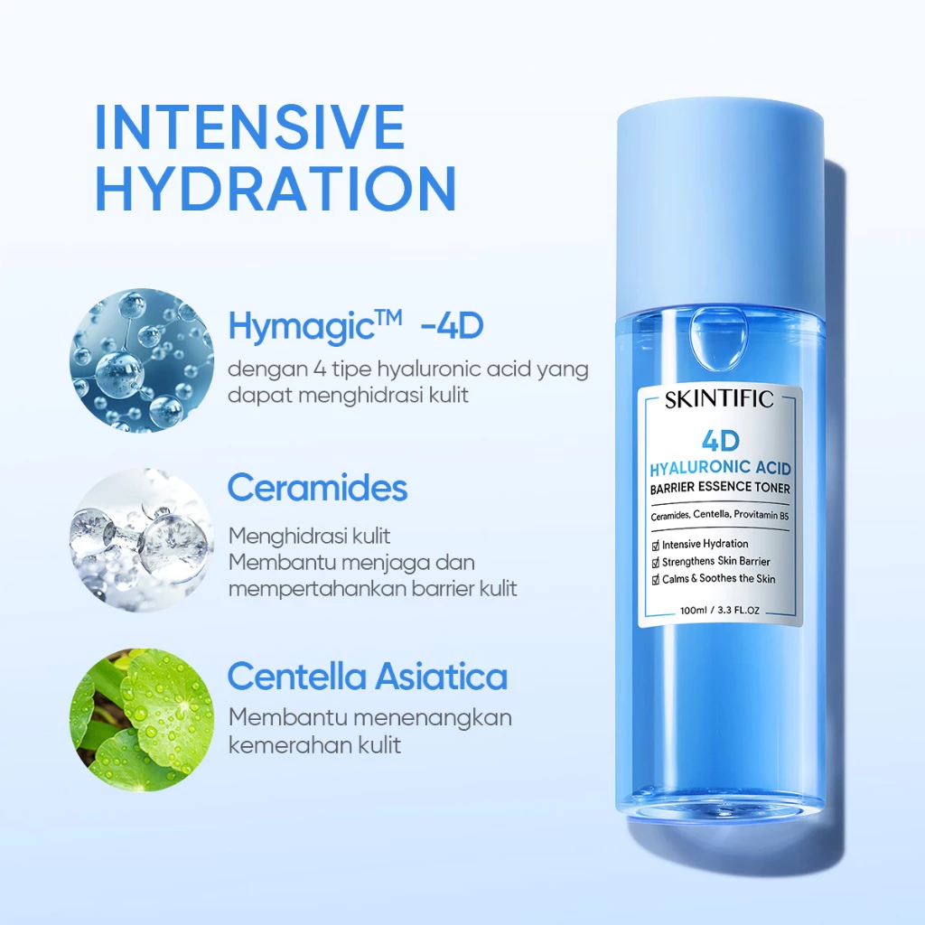 SKINTIFIC COSMETIC SKINTIFIC 4D Hyaluronic Acid Barrier Essence Toner