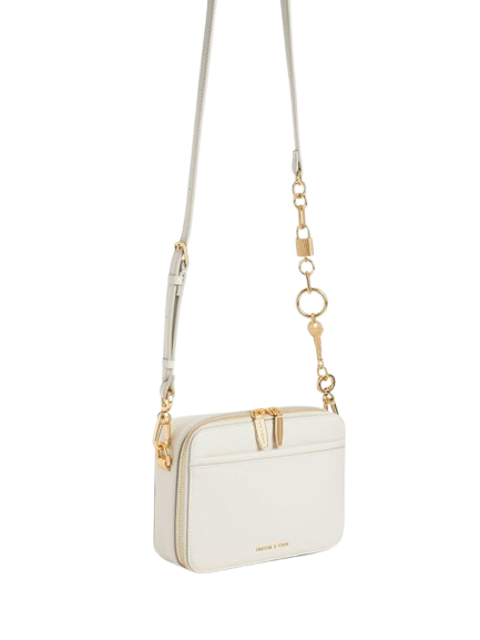 Tas Selempang Chunky Chain Handle Two-Way Zip ｜ CK2-81200014-1