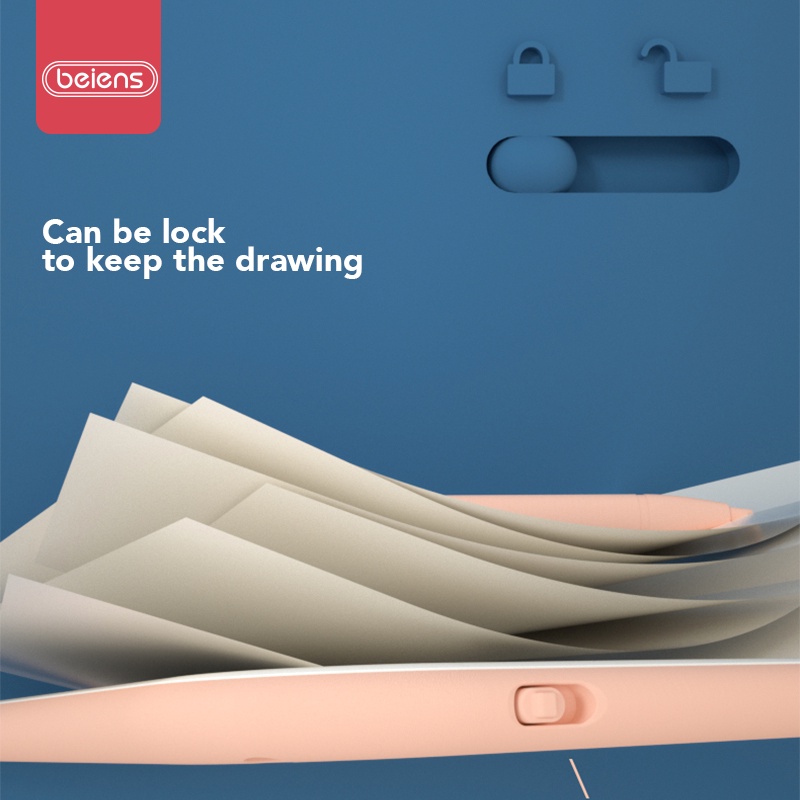 Beiens Tablet LCD Writing Pad Papan Tulis Gambar