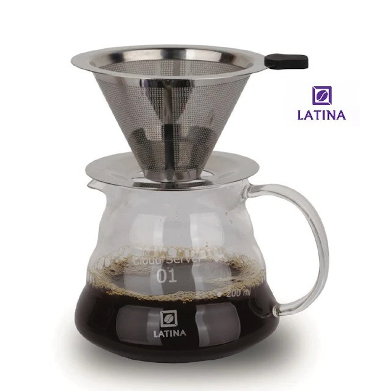 Latina Dripper Metal Flat Cone Metal Mesh Cono 3