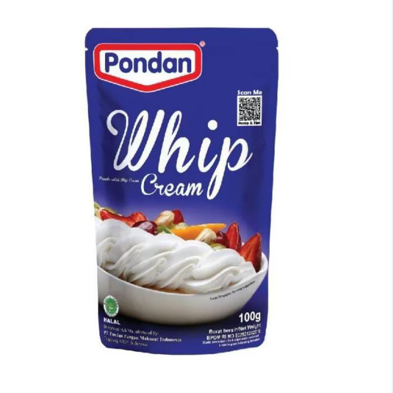 Pondan Whip Cream