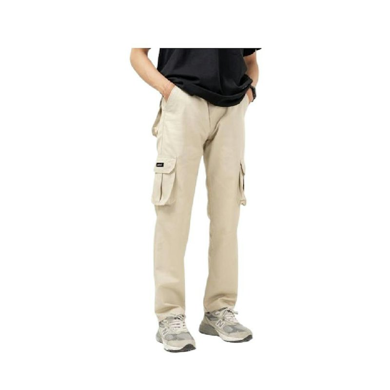 Aufco Long Cargo Pants Cream 1